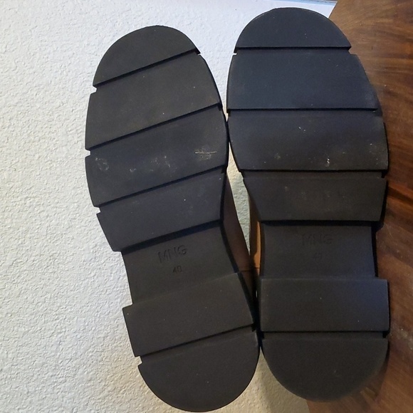 Mango- Womens Platform Track Sole Contrast Panels Ankle Boots New!  Sz.EU 40 - Picture 10 of 12